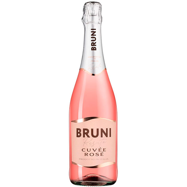 Вино игристое Розовое Сладкое Bruni Cuvеe Rose 0,75 л фото