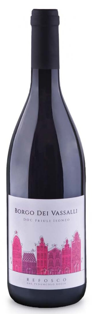 Вино Красное Сухое Borgo dei Vassalli Refosco dal Peduncolo Rosso Friuli Isonzo 2024 0,75 л фото