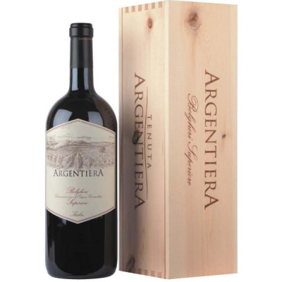 Вино Красное Сухое Tenuta Argentiera Argentiera Bolgheri Superiore in wooden box 2015 1,50 л фото