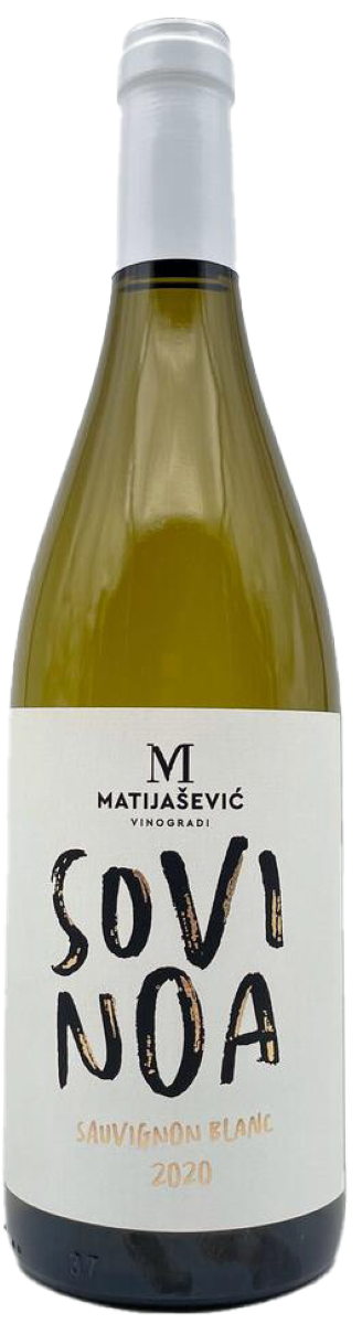 Вино Белое Сухое Matijasevic SoviNoa Sauvignon Blanc 2023 0,75 л фото