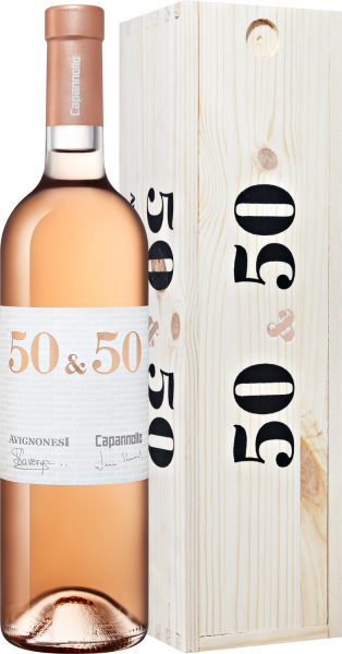 Вино Розовое Сухое Avignonesi 50 & 50 Toscana in gift box 2023 0,75 л фото