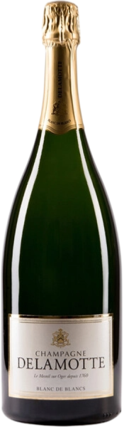Вино игристое Delamotte Blanc de Blancs Brut Champagne 2018 1,5 л фото