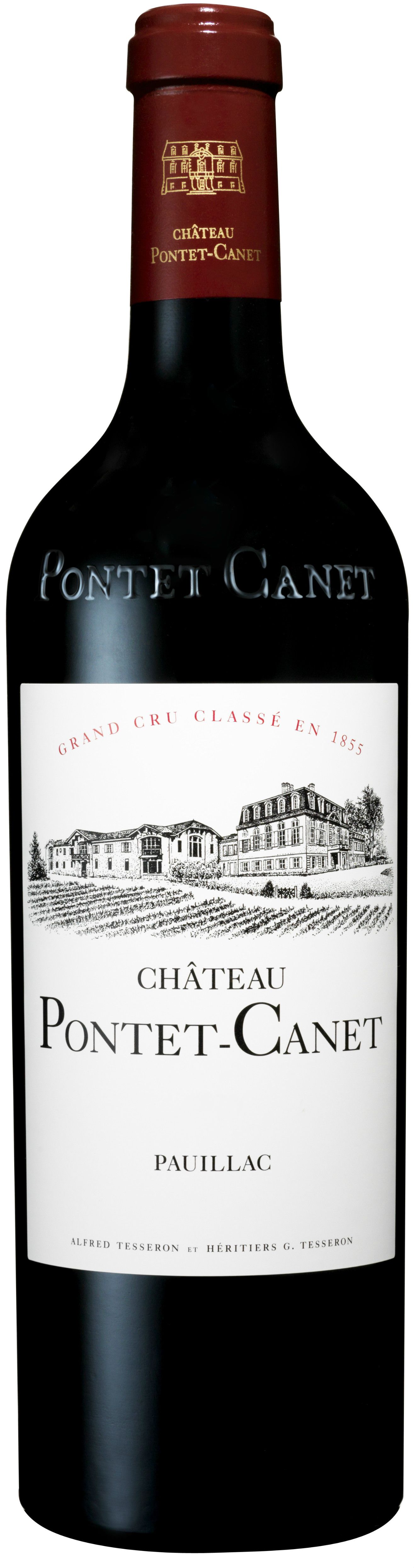 Вино Красное Сухое Chateau Pontet-Canet 2014 0,75 л фото
