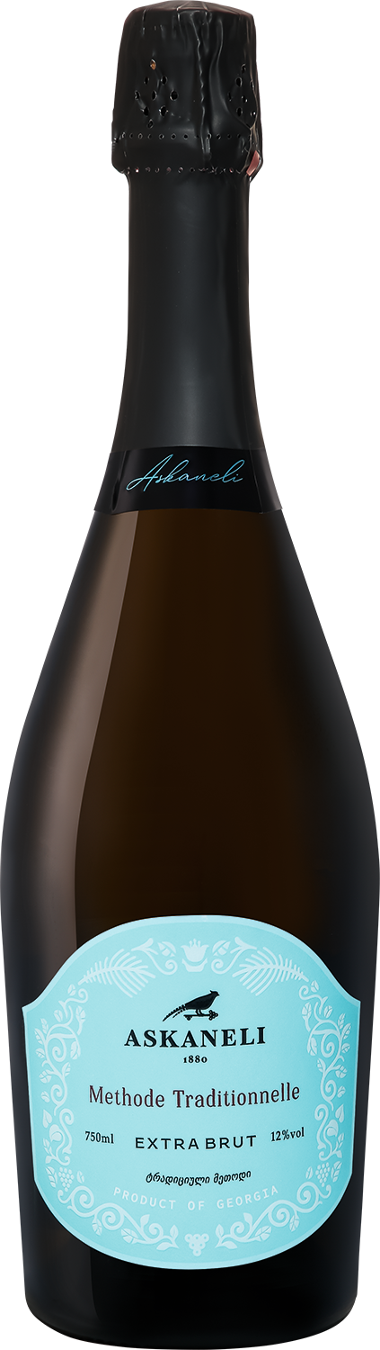 Вино игристое Белое Экстра Брют Askaneli Extra Brut 0,75 л фото