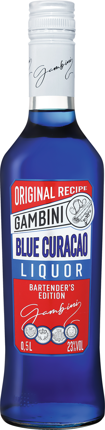 Ликер Gambini Blue Curacao 0,5 л фото