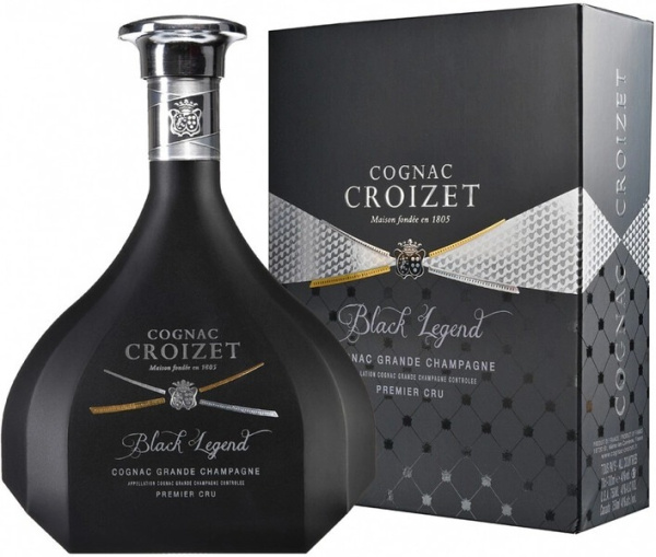 Коньяк Croizet Black Legend Grande Champagne in gift box 0,7 л фото
