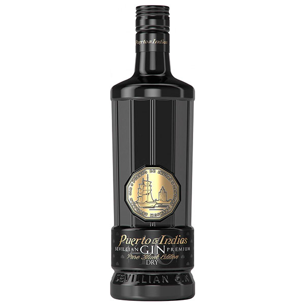 Джин Puerto de Indias Pure Black Edition Dry 0,7 л фото