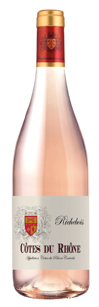 Вино Розовое Сухое Richebois Rose Côtes-Du-Rhône 2020 0,75 л фото