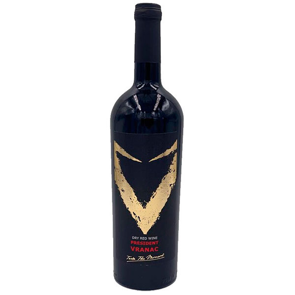 Вино Красное Сухое BT Winery President Vranac 2019 0,75 л фото
