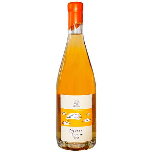 Вино Оранжевое Сухое Usadba Perovskih Muscat Orange Sevastopol 2021 0,75 л фото