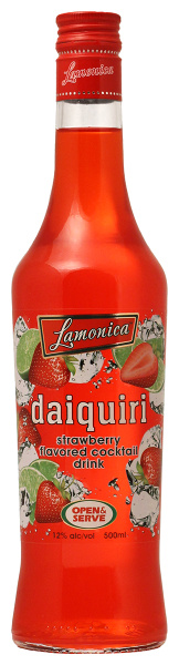 Ликер Ламоника Дайкири Со Вкусом Клубники 12% 0,5 л фото