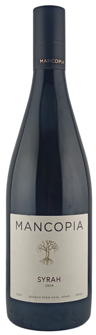 Вино Красное Сухое Mancopia Syrah Crimea Dolina reki Kacha 2024 0,75 л фото