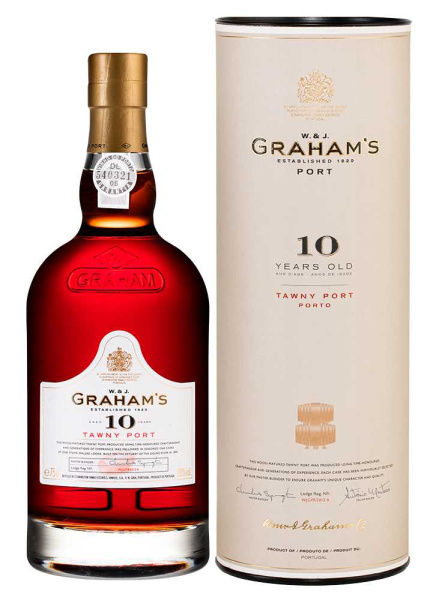 Портвейн Graham's 10 Year Old Tawny in tube 2016 0,75 л фото