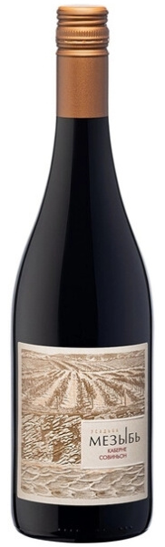 Вино Красное Полусухое Usadba Mezyb Cabernet Sauvignon Kuban Gelendzhik 2021 0,75 л фото