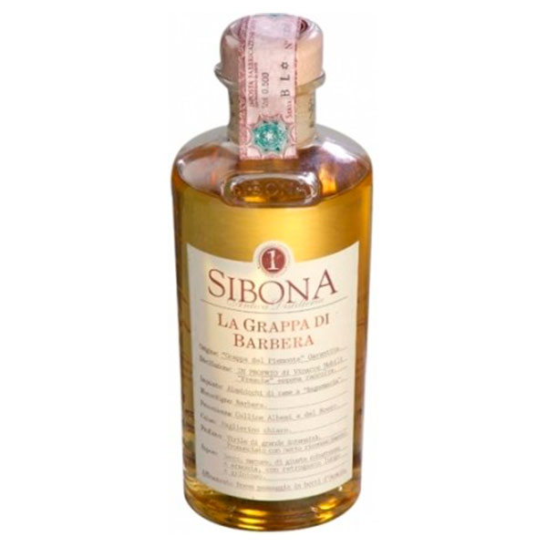 Граппа Sibona La Grappa di Barbera 0,5 л фото