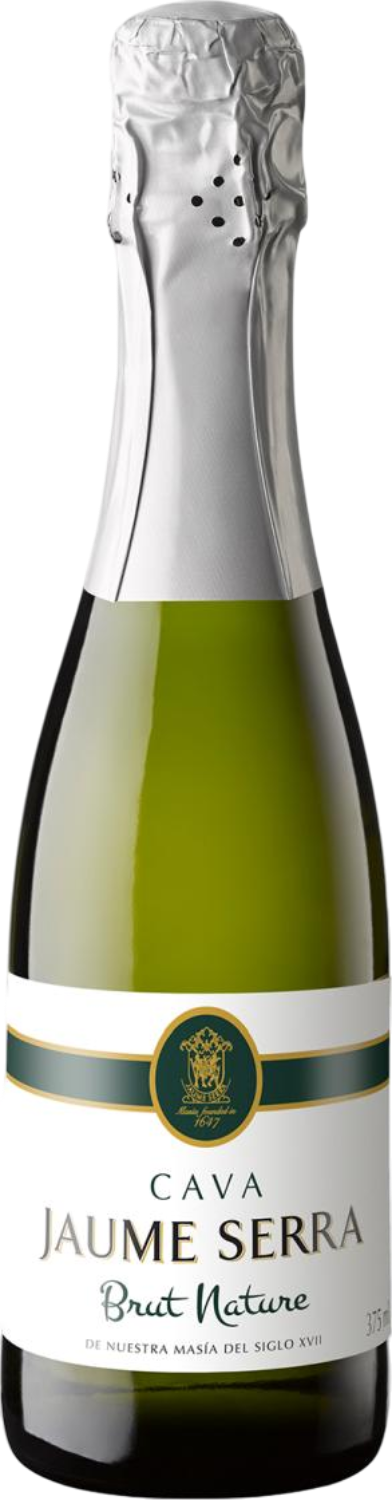 Вино игристое Белое Брют Jaume Serra Brut Nature Cava 2024 0,375 л фото