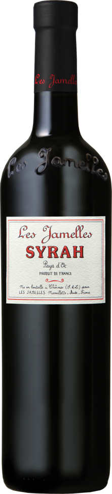 Вино Красное Сухое Les Jamelles Syrah Pays d'Oc 2022 0,75 л фото