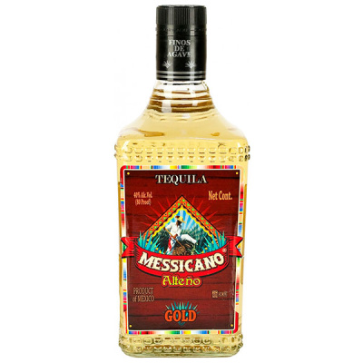 Текила Messicano Alteno Gold 0,70 л фото