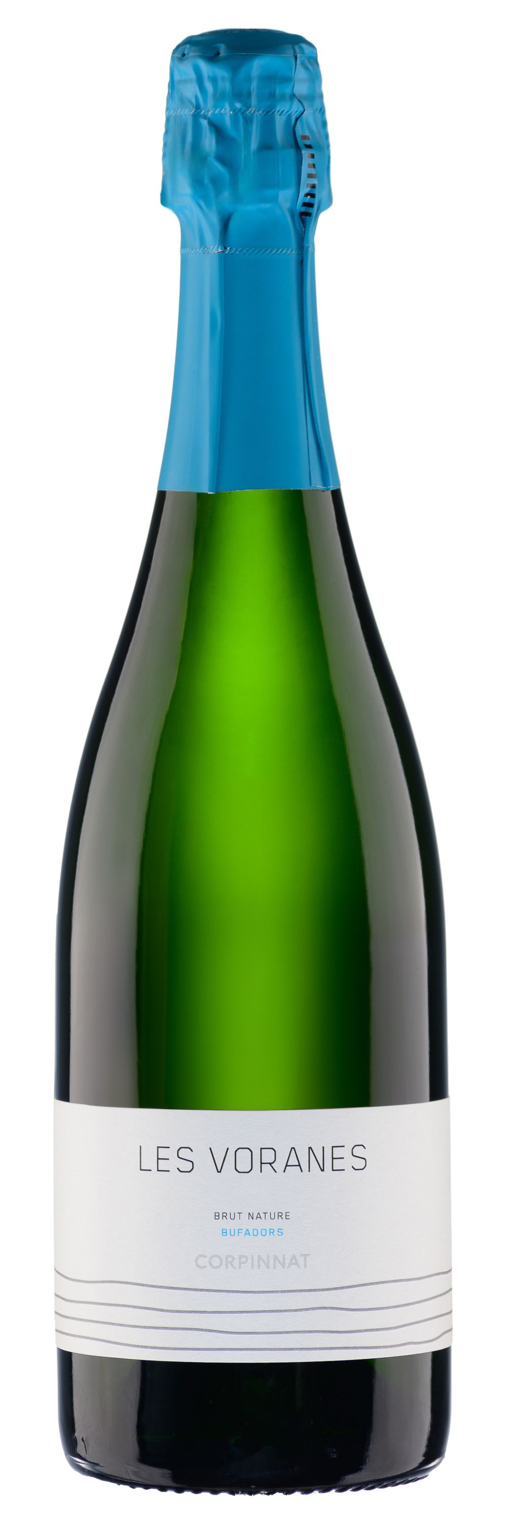 Вино игристое Белое Брют Les Voranes Brut Nature 2020 0,75 л фото