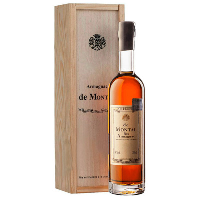 Арманьяк De Montal Bas-Armagnac in wooden box 1972 0,20 л фото