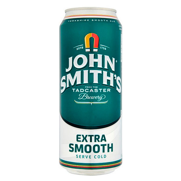 Пиво Тёмное John Smit's Extra Smooth with nitrogen capsule in can 0,5 л фото