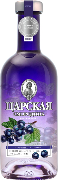 Настойка Tsarskaja Original Currant 0,5 л фото