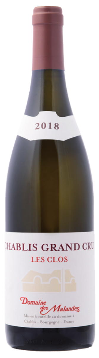 Вино Белое Сухое Domaine Des Malandes Chablis Grand Cru Les Clos 2023 0,75 л фото