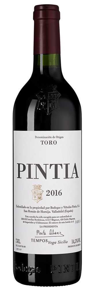 Вино Красное Сухое Pintia Toro 2016 0,75 л фото
