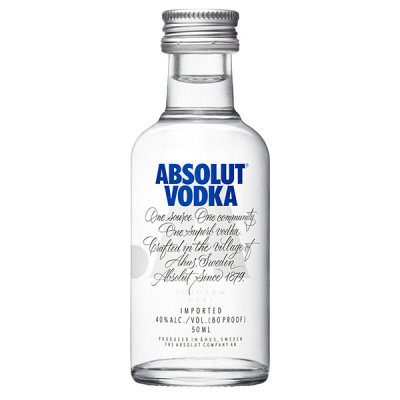 Водка Absolut 0,05 л фото