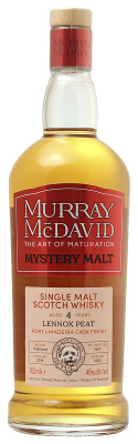 Виски Murray Mcdavid Mystery Malt Lennox Peat 4 Years Old in gift box 0,7 л фото