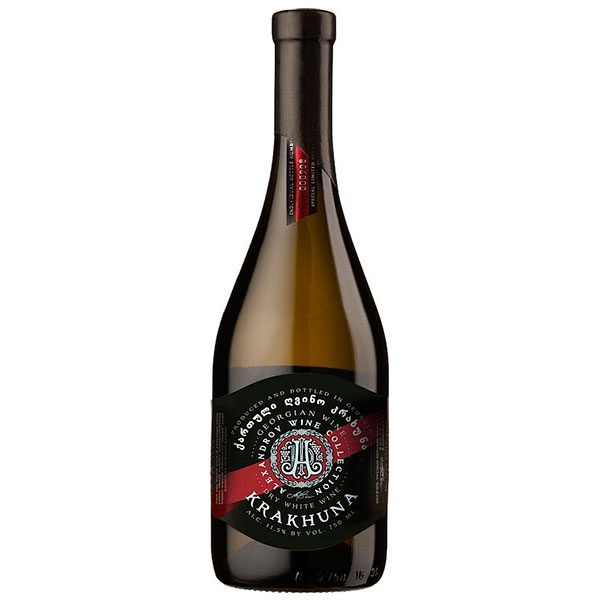 Вино Белое Сухое Georgian Wine House Alexandrov Wine Collection Krakhuna 2020 0,75 л фото