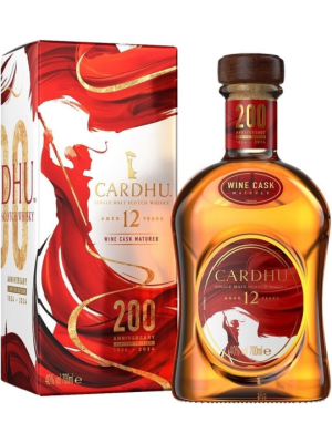 Виски Cardhu 12 Years Old Single Malt Speyside in gift box 0,7 л фото
