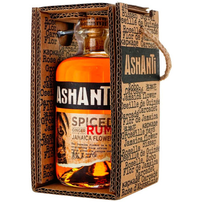 Ром Ashanti Spiced in gift box 0,7 л фото