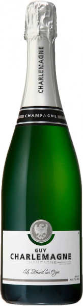 Вино игристое Белое Экстра Брют Guy Charlemagne Brut Nature Champagne 0,75 л фото
