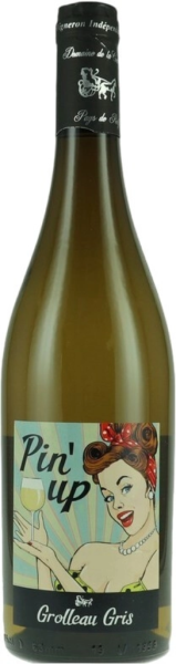 Вино Белое Сухое Domaine de la Coche Pin'Up Grolleau Gris Pays de Retz 2023 0,75 л фото
