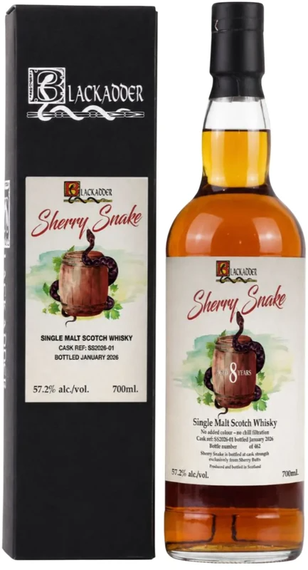 Виски Blackadder Sherry Snake 8 yo Single Malt in gift box 0,7 л фото