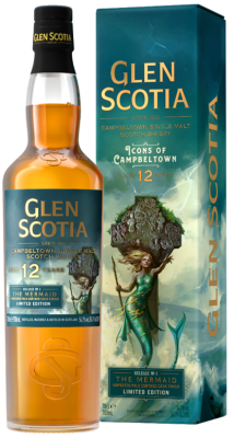 Виски Glen Scotia Release №1 The Mermaid Palo Cortado Cask Finish 12 YO in gift box 0,7 л фото