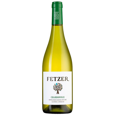 Вино Белое Полусухое Fetzer Chardonnay California 2020 0,75 л фото