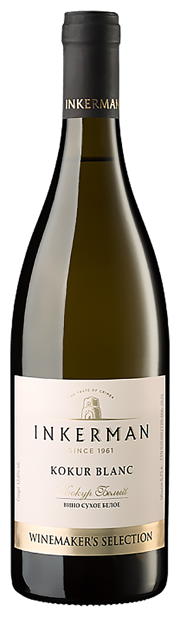 Вино Белое Сухое Inkerman Winemaker's Selection Kokur Blan 2022 0,75 л фото