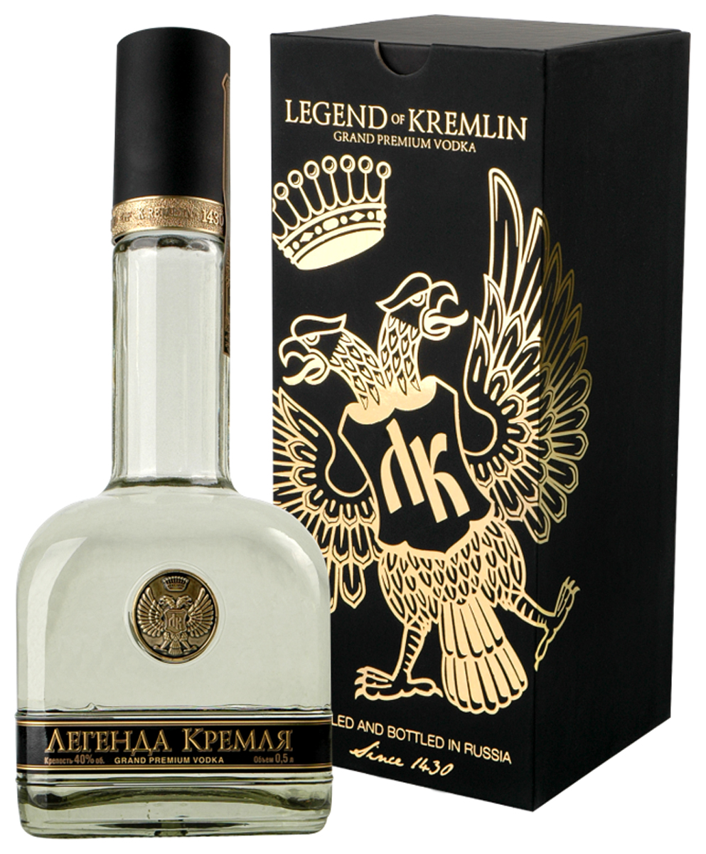 Водка Legend Of Kremlin In Tube 0,5 л фото
