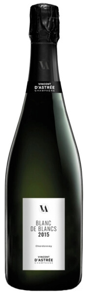 Вино игристое Белое Брют Vincent d'Astree Blanc de Blancs Chardonnay Champagne 2015 0,75 л фото