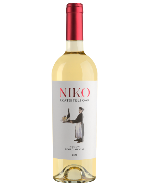 Вино Нико Ркацители 2020 белое сухое 12,5% 0,75 л фото