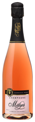 Шампанское Метейе Армони Розе Шампань 2019 розовое брют 12% 0,75 л фото