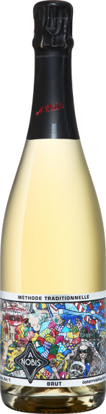 Вино игристое Белое Брют Norbert Szigeti A-Nobis Street Art №1 Sekt Burgenland Brut 2020 0,75 л фото