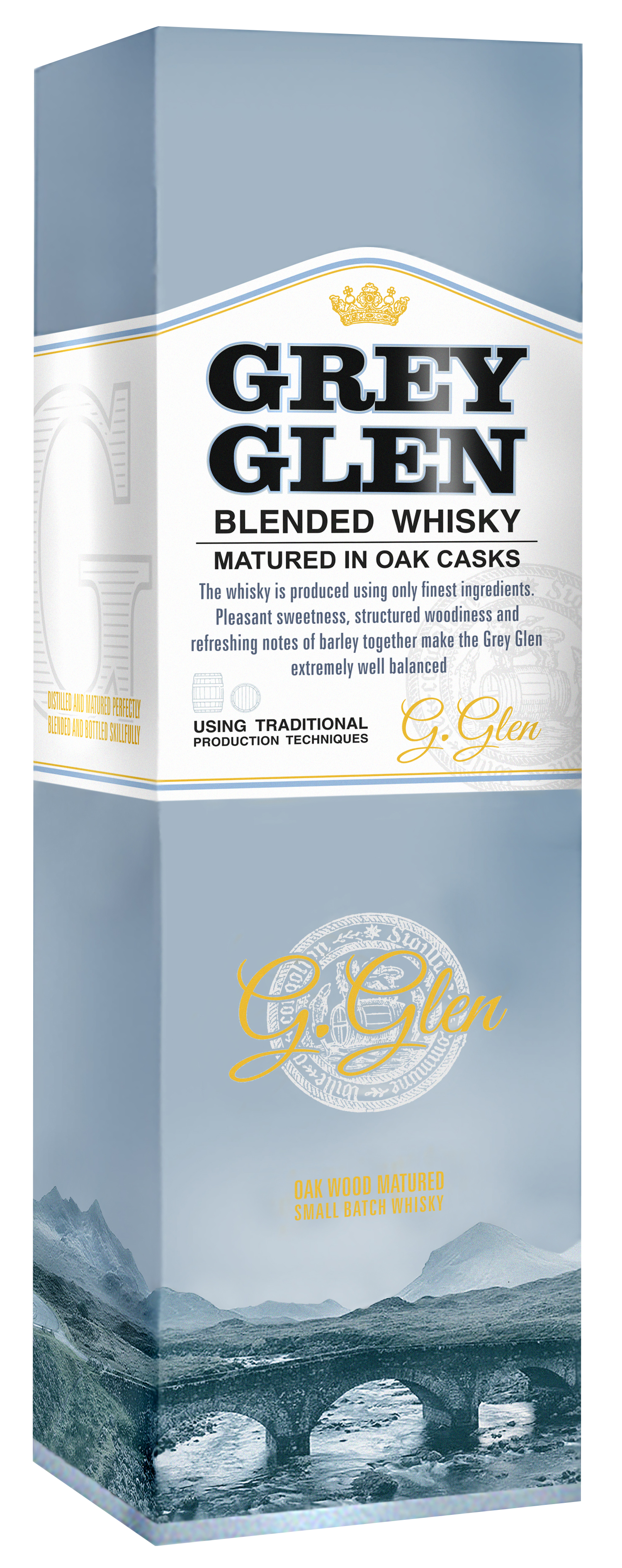Виски Grey Glen in gift box 0,7 л фото