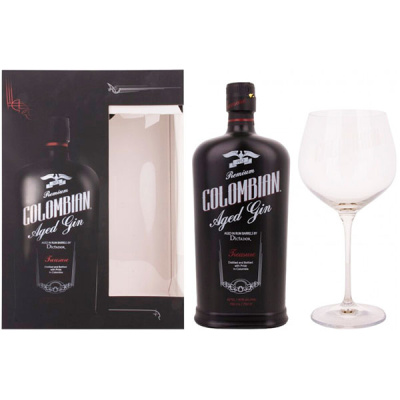 Джин Dictador Treasure with 1 glass in gift box 0,7 л фото