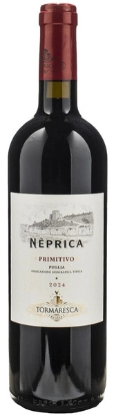 Вино Красное Полусухое Tormaresca Neprica Primitivo Puglia 2024 0,75 л фото