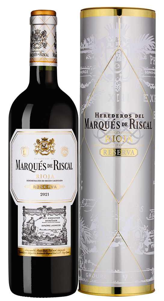 Вино Красное Сухое Marques de Riscal Reserva in tube 2021 0,75 л фото
