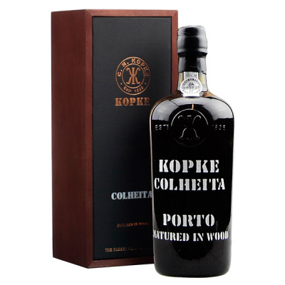 Портвейн Kopke Colheita in wooden box 1985 0,75 л фото