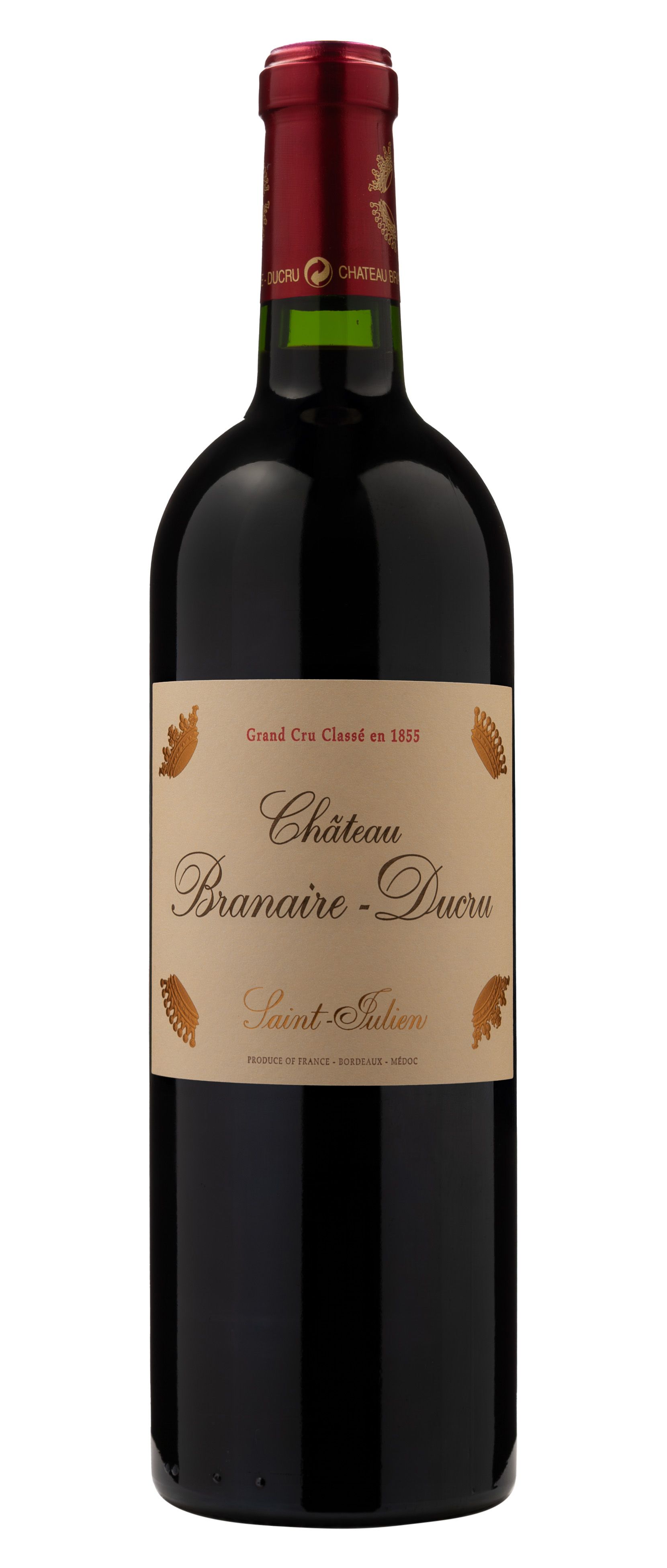 Вино Красное Сухое Chateau Branaire-Ducru Grand Cru Classe 2019 0,75 л фото